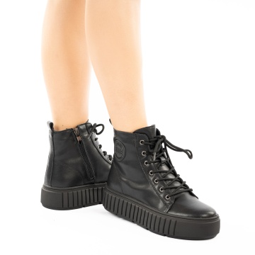 Ghete Piele Naturala Zikra2 Black