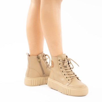 Ghete Piele Naturala Zikra2 Khaki