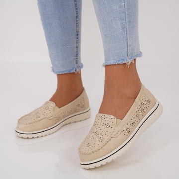 Pantofi casual Agnes Beige