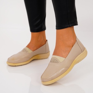 Pantofi Casual Kaia Beige