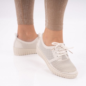 Pantofi Casual Valerina Beige