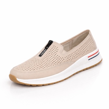 Pantofi Piele Naturala Meria Beige