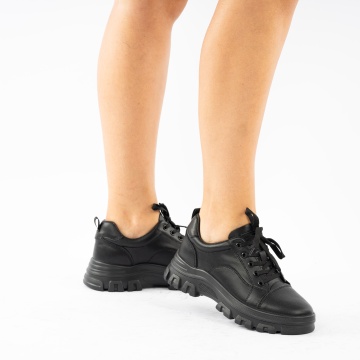 Pantofi Piele Naturala Sliven Black