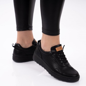 Pantofi Piele Naturala Torino Black