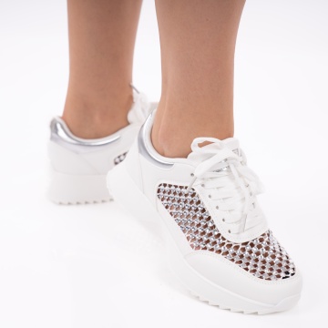 Pantofi Sport Florence White