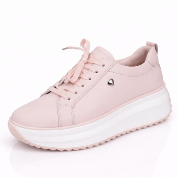 Pantofi Sport Piele Naturala Kipes Pink2