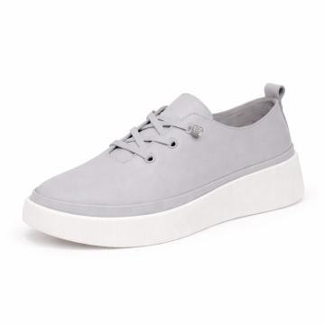 Pantofi Sport Piele Naturala Lidia Grey