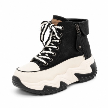 Pantofi Sport Piele Naturala Safiya Black