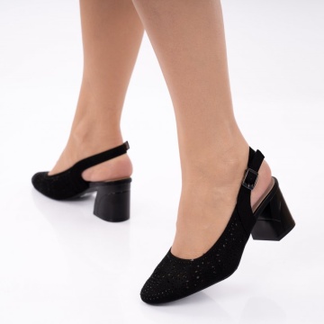 Sandale Cu Toc Vexora Black