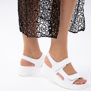 Sandale piele naturala Arezzo White