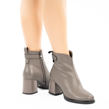 Botine Piele Naturala Ozuna Grey