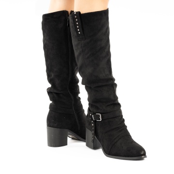 Cizme cu toc Lanora2 Black