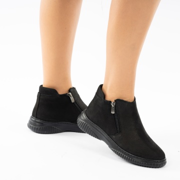 Ghete Piele Naturala Linza2 Black