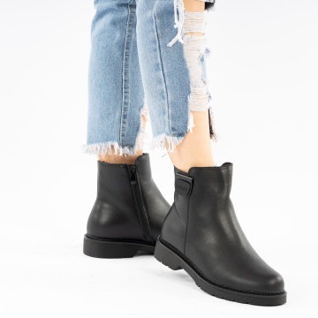 Ghete Piele Naturala Taveno Black
