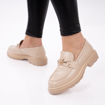 Pantofi Casual Zaleya Beige