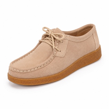 Pantofi Piele Naturala Iris Beige