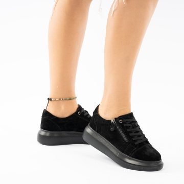 Pantofi Piele Naturala Nantes Black