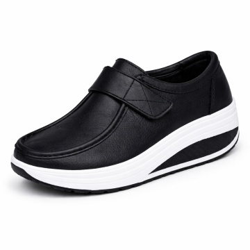 Pantofi Piele Naturala Ragaza Black White