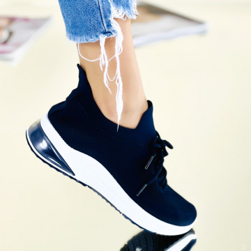 Pantofi Sport Dama Bleumarin din Material Textil Brizesi