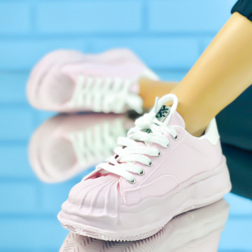 Pantofi Sport Dama Roz din Material Textil Migora