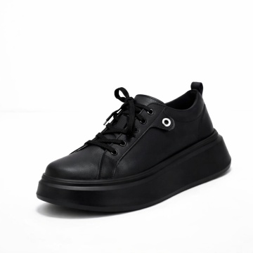 Pantofi Sport Piele Naturala Jimena Black