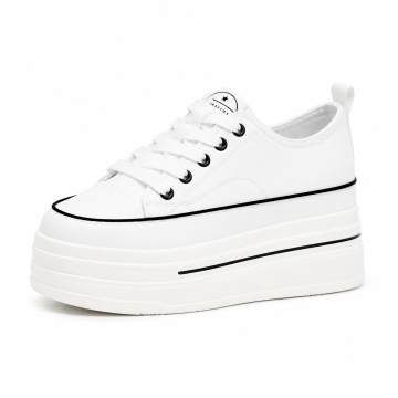Pantofi Sport Piele Naturala Laleh White