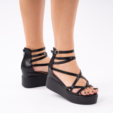 Sandale Cu Platforma Burano3 Black