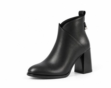 Botine Piele Naturala Farah Black