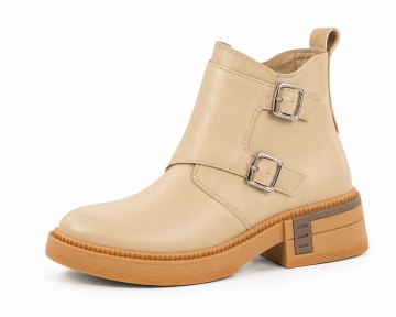 Ghete Piele Naturala Ayame2 Khaki