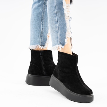 Ghete Piele Naturala Iletes2 Black
