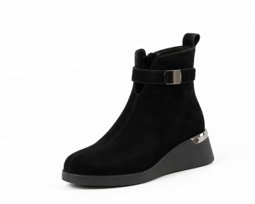 Ghete Piele Naturala Nalia Black