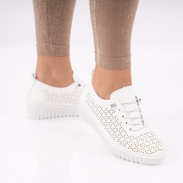 Pantofi Casual Valerina2 White