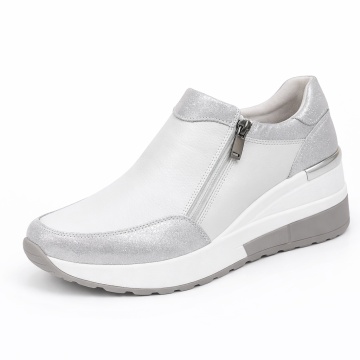 Pantofi Piele Naturala Angeni White