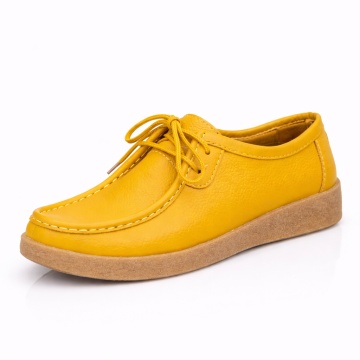 Pantofi Piele Naturala Gaston2 Yellow