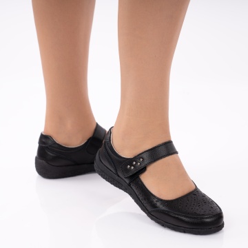 Pantofi Piele Naturala Mabel5 Black