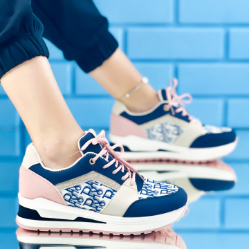 Pantofi Sport Dama Roz din Piele Ecologica Alsavi