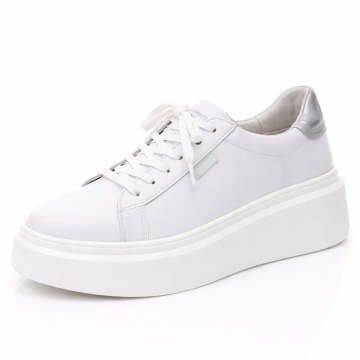 Pantofi Sport Piele Naturala Madera White