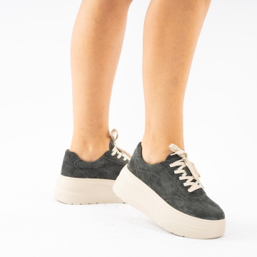 Pantofi Sport Piele Naturala Vidina Grey