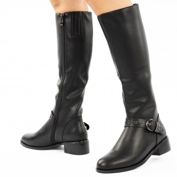 Cizme Piele Naturala Serene2 Black
