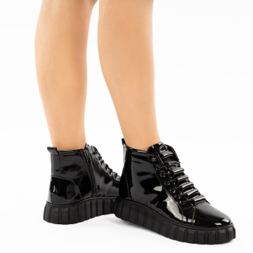 Ghete Piele Naturala Ziad2 Black