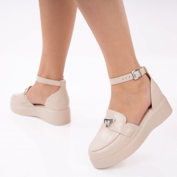 Pantofi Casual Azelia2 Beige