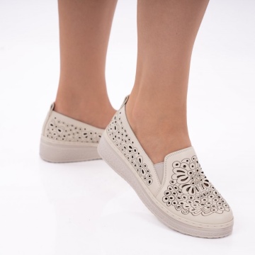 Pantofi Casual Zorya Beige