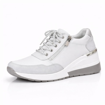 Pantofi Piele Naturala Kamari White