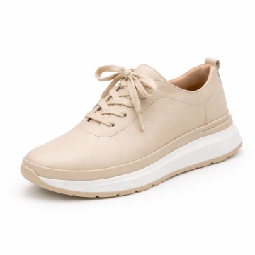 Pantofi Piele Naturala Ramona Beige