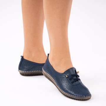 Pantofi Piele Naturala Spezia Navi