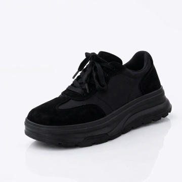 Pantofi Sport Piele Naturala Sima Black
