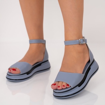 Sandale cu platforma Anika Blue