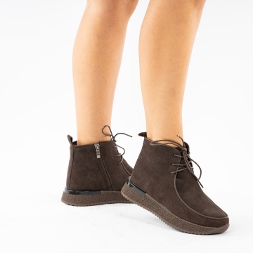 Ghete Piele Naturala Mezara2 Brown