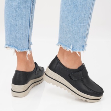 Pantofi Piele Naturala Adriana2 Black
