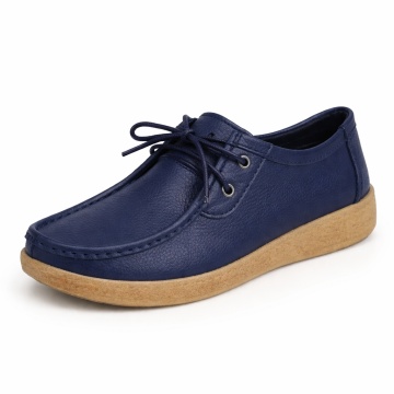 Pantofi Piele Naturala Elvan Navi